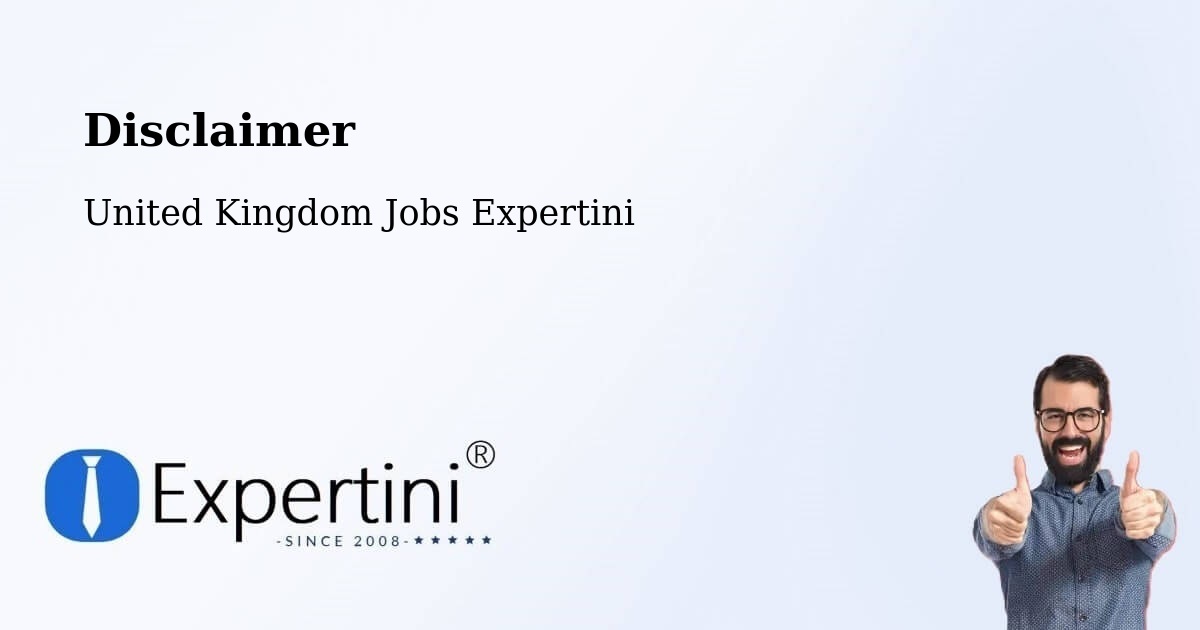 Disclaimer – Croy - United Kingdom Jobs Expertini