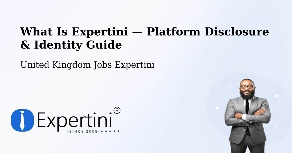 What Is Expertini — Platform Disclosure & Identity Guide – Croy